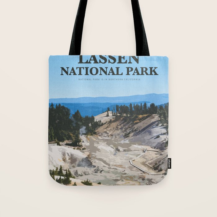 Visit the Lassen National Park Tote Bag Gallery Image 1