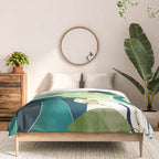Indigo Plant II Comforter Gallery Image 3