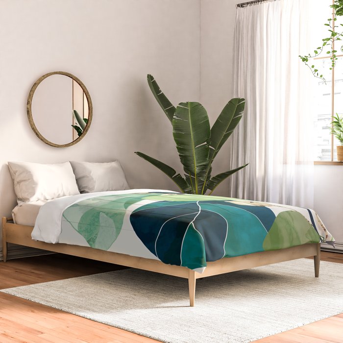 Indigo Plant II Comforter Gallery Image 2