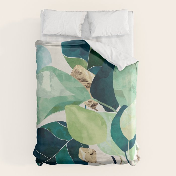 Indigo Plant II Duvet Cover Gallery Image 1