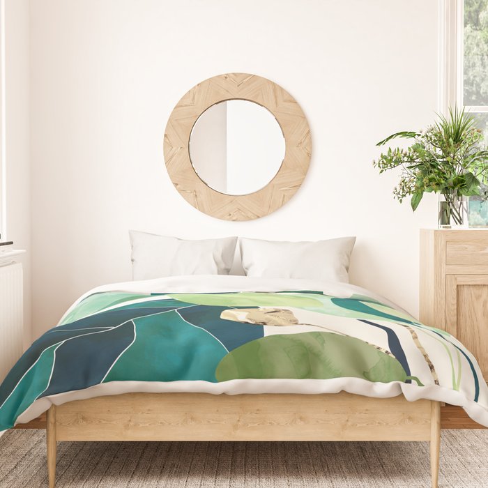 Indigo Plant II Duvet Cover Gallery Image 3