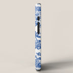 Royal Blue Toile de Jouy iPhone Case Gallery Image 2