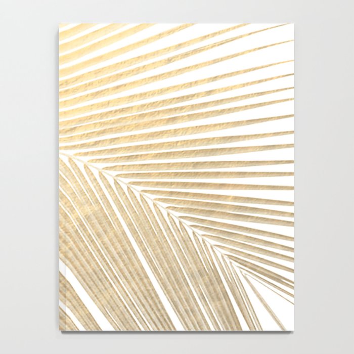 Palm leaf - gold Notebook Gallery Image 4