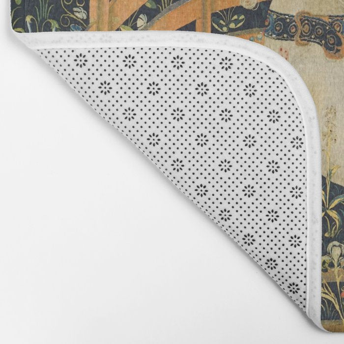 The Unicorn in Captivity (from the Unicorn Tapestries) 1495-1505 Bath Mat Gallery Image 2