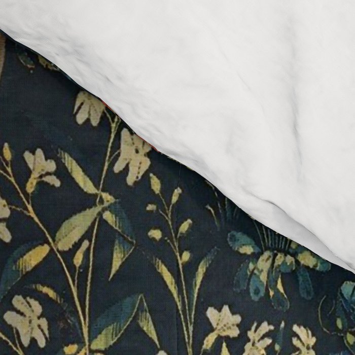 The Unicorn in Captivity (from the Unicorn Tapestries) 1495-1505 Comforter Gallery Image 4