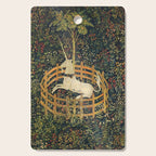 The Unicorn in Captivity (from the Unicorn Tapestries) 1495-1505 Cutting Board Gallery Image 1