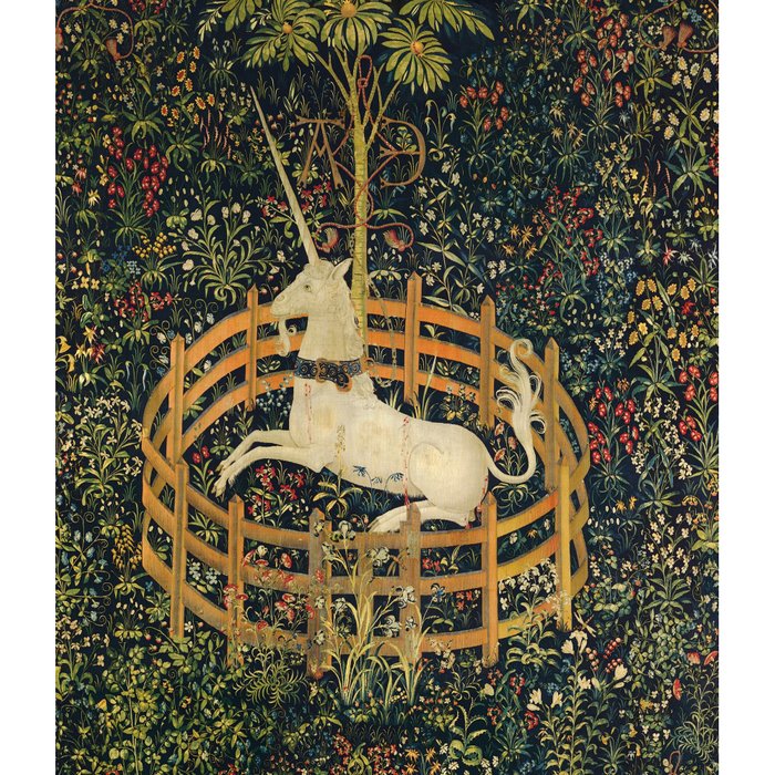 The Unicorn in Captivity (from the Unicorn Tapestries) 1495-1505 Coffee Mug Gallery Image 2