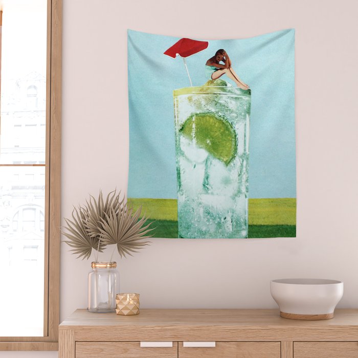 Umbrella 8x10 Wall Tapestry Gallery Image 2