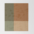 Color Block Line Abstract XIV Throw Blanket Gallery Image 2