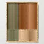 Color Block Line Abstract XIV Serving Tray Gallery Image 1