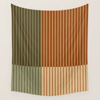Color Block Line Abstract XIV Wall Tapestry Gallery Image 4