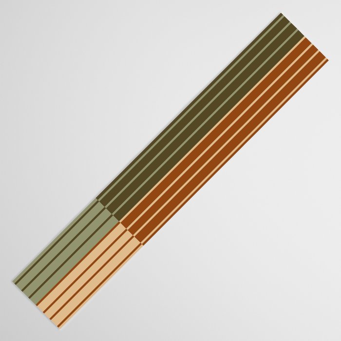 Color Block Line Abstract XIV Table Runner Gallery Image 3