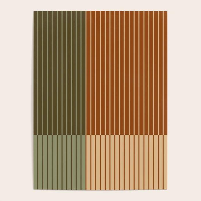 Color Block Line Abstract XIV Poster Gallery Image 1