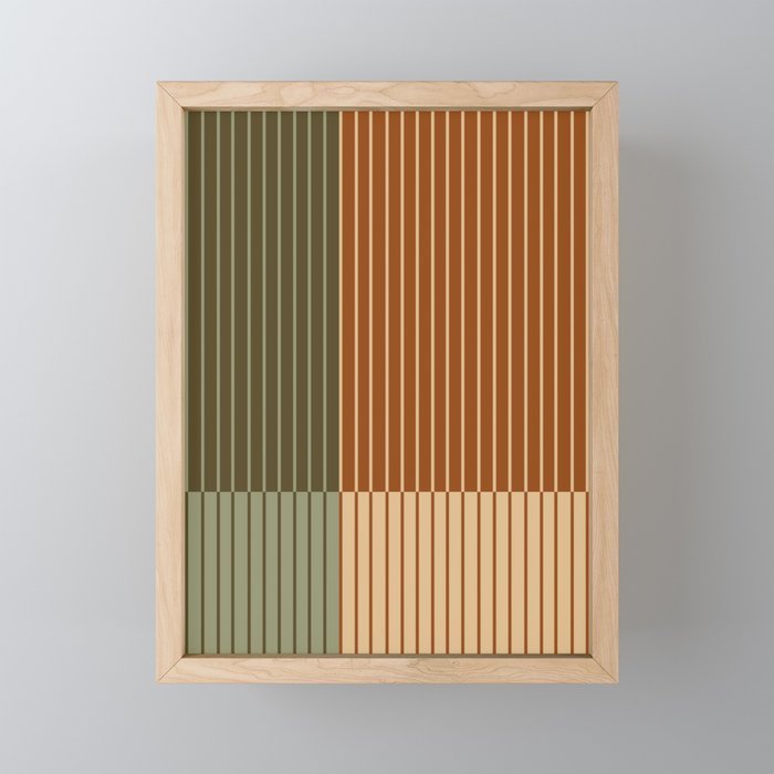 Color Block Line Abstract XIV Mini Art Print Gallery Image 1