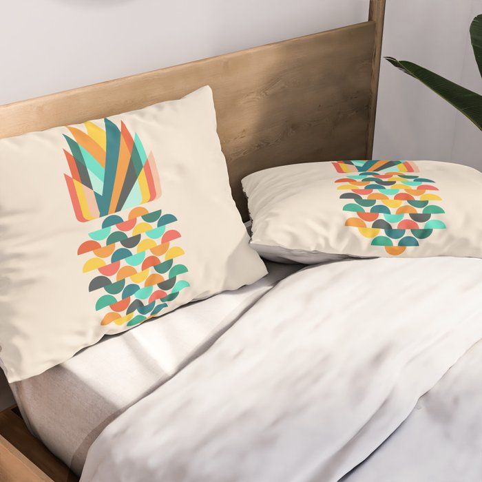 Groovy Pineapple Pillow Sham Gallery Image 2