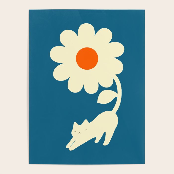 Cat and Plant 67 Poster Gallery Image 4