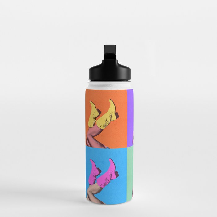 These Boots - Pop Art 1 Water Bottle Gallery Image 3