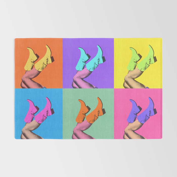 These Boots - Pop Art 1 Rug Gallery Image 2