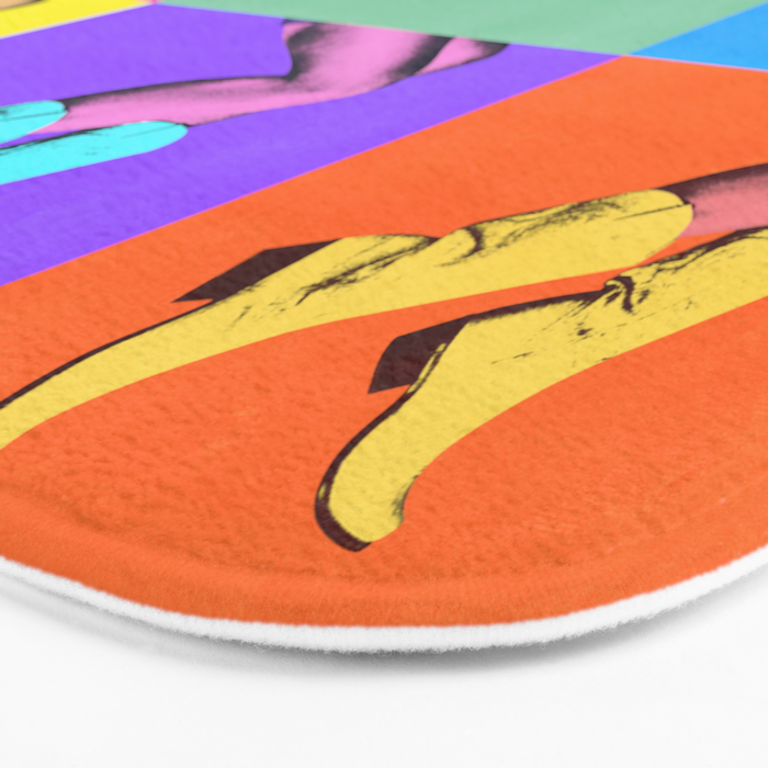 These Boots - Pop Art 1 Bath Mat Gallery Image 3