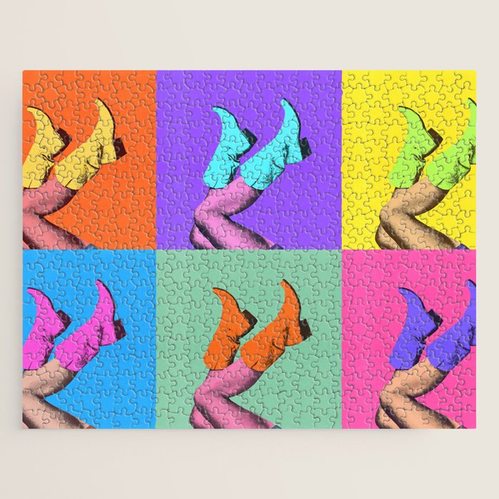 These Boots - Pop Art 1 Jigsaw Puzzle Gallery Image 1