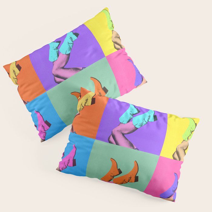 These Boots - Pop Art 1 Pillow Sham Gallery Image 1
