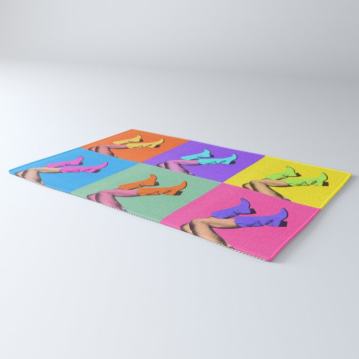 These Boots - Pop Art 1 Rug Gallery Image 3