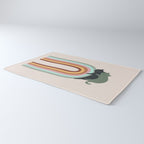 Rainbow cat 3 lover hugs Rug Gallery Image 3