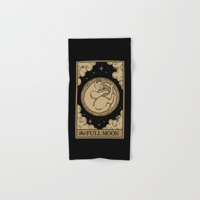 The Full Moon - Dark Background Bath Towel Gallery Image 1