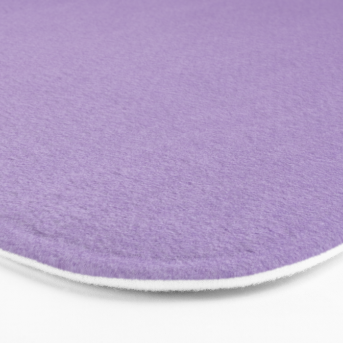 Solid Light Purple Bath Mat Gallery Image 3