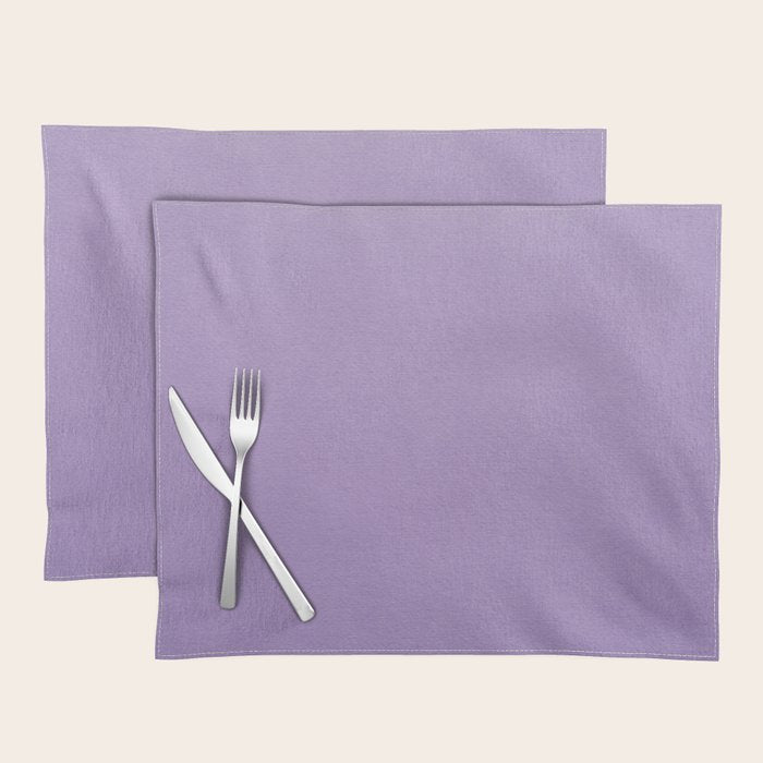 Solid Light Purple Placemat Gallery Image 1