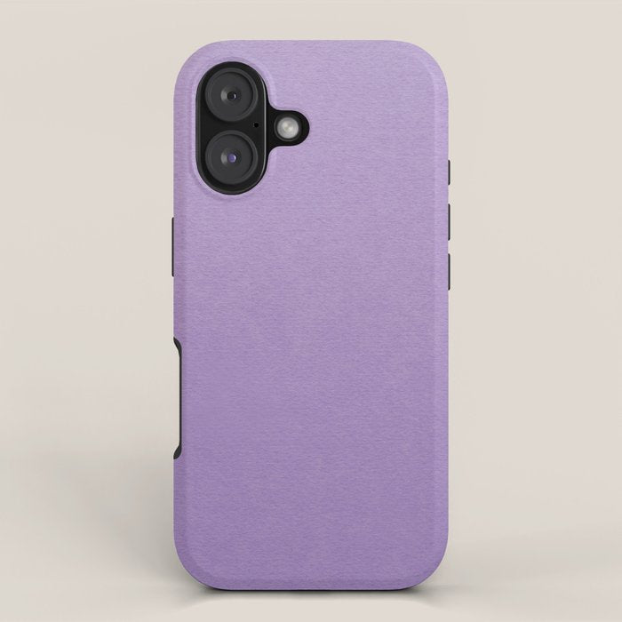Solid Light Purple iPhone Case Gallery Image 1