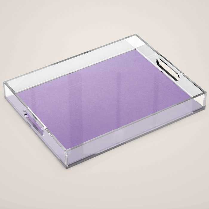 Solid Light Purple Acrylic Tray Gallery Image 1