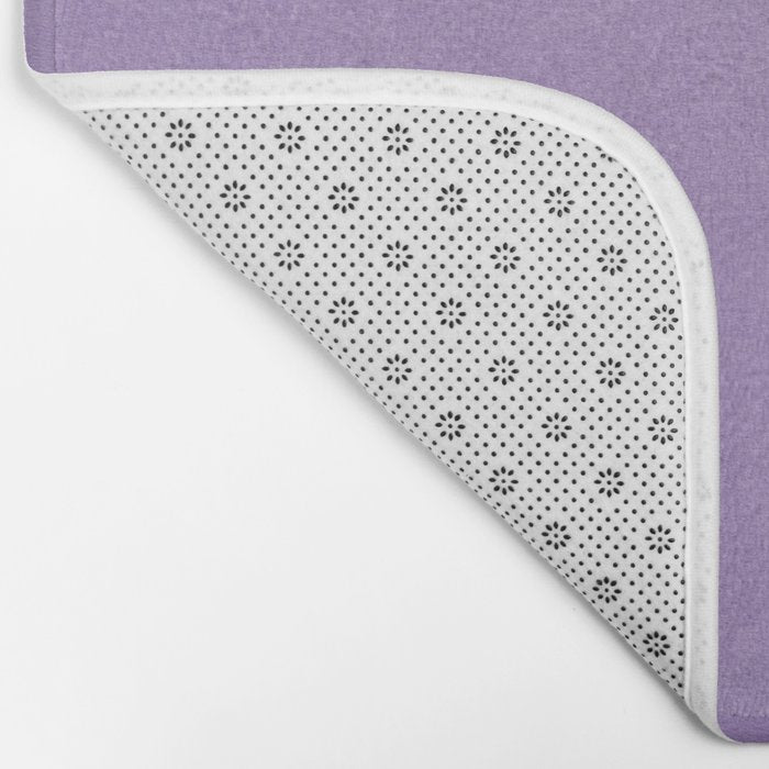 Solid Light Purple Bath Mat Gallery Image 2