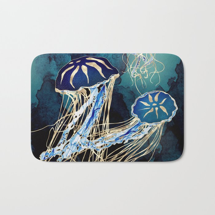Metallic Jellyfish III Bath Mat Gallery Image 1