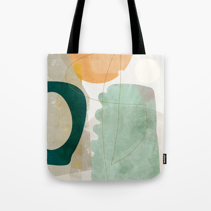 minimal shapes Tote Bag Gallery Image 1