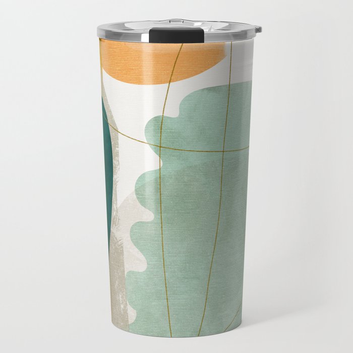 minimal shapes Travel Mug Gallery Image 1