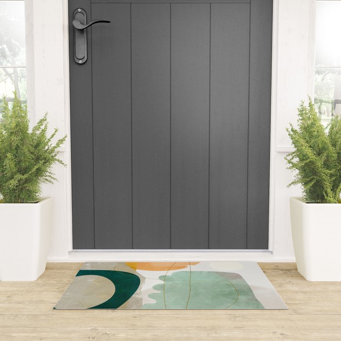 minimal shapes Welcome Mat Gallery Image 3