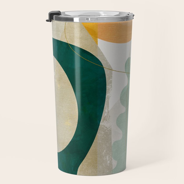 minimal shapes Travel Mug Gallery Image 3
