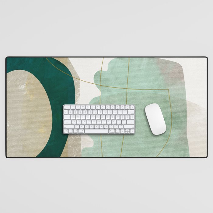 minimal shapes Desk Mat Gallery Image 1