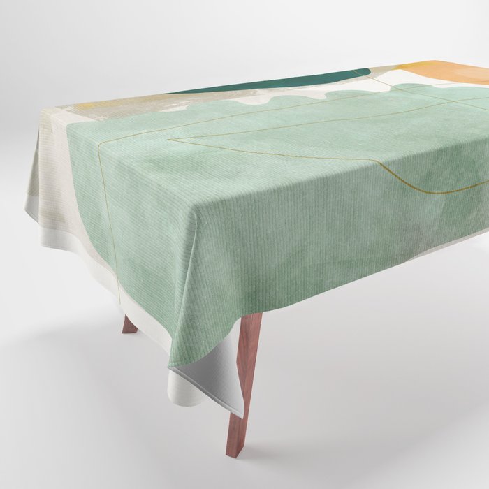 minimal shapes Tablecloth Gallery Image 1