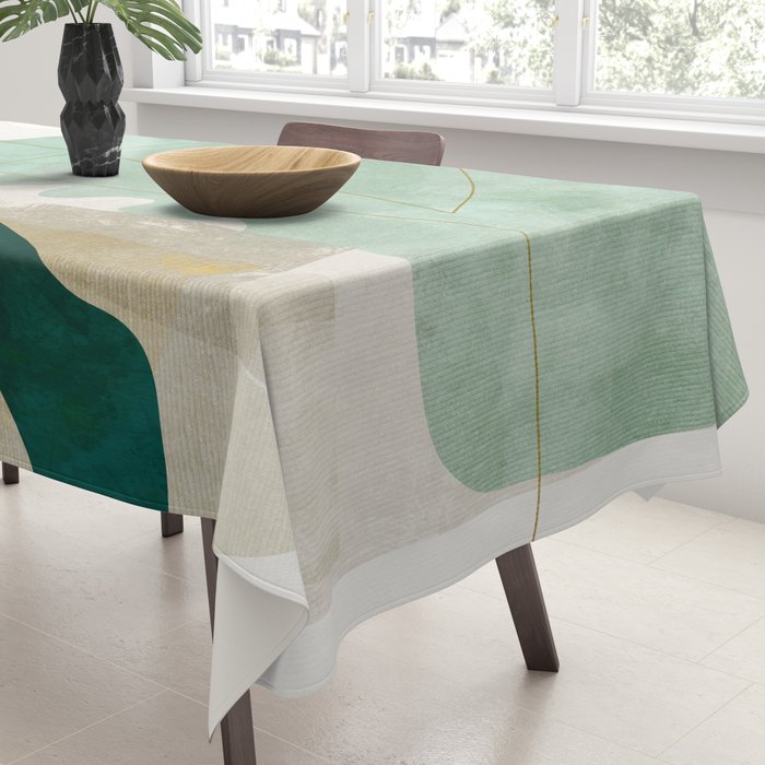 minimal shapes Tablecloth Gallery Image 3