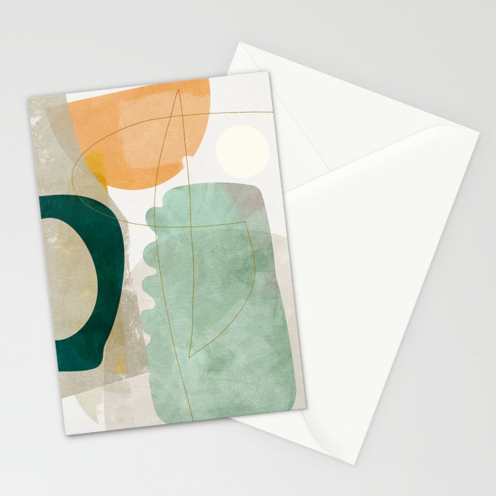 minimal shapes Stationery Card Gallery Image 2