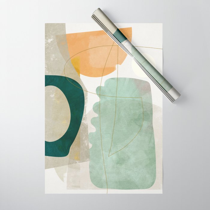 minimal shapes Wrapping Paper Gallery Image 1