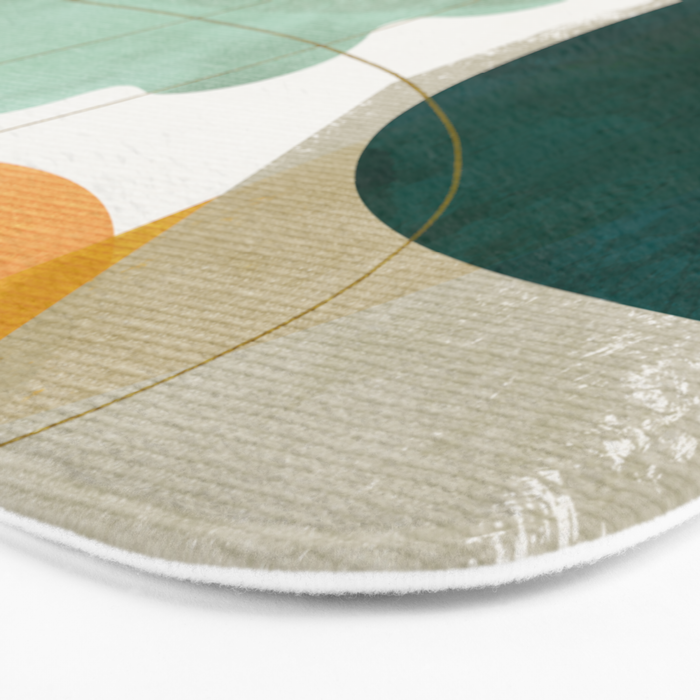 minimal shapes Bath Mat Gallery Image 3