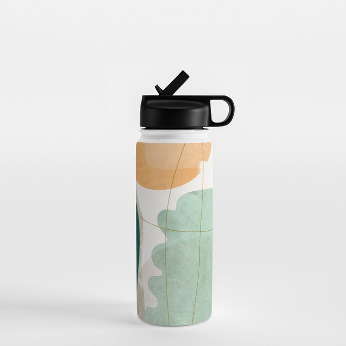 minimal shapes Water Bottle Gallery Image 1
