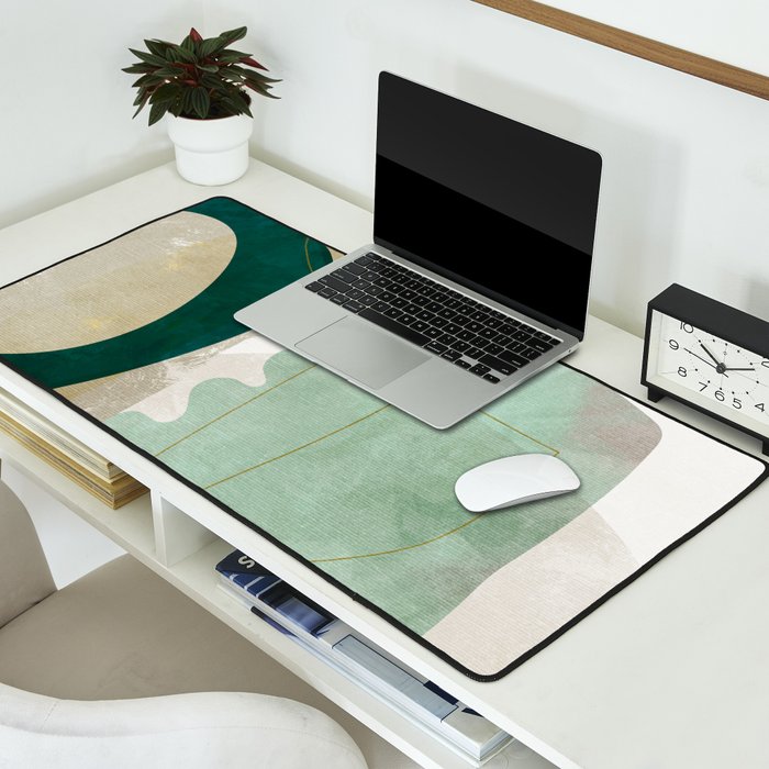 minimal shapes Desk Mat Gallery Image 2