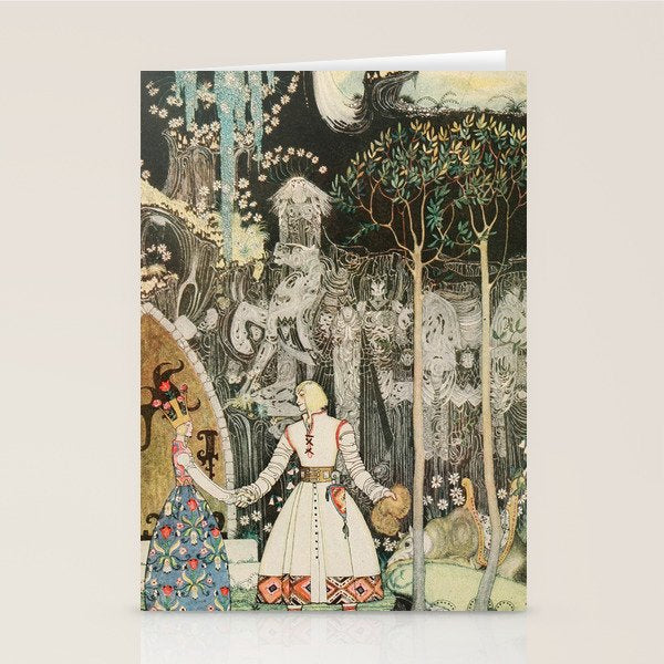 Art by Kay Nielsen from "East of the Sun and West of the Moon" (1914) Stationery Card Gallery Image 2