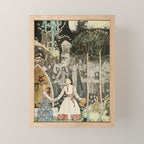 Art by Kay Nielsen from "East of the Sun and West of the Moon" (1914) Mini Art Print Gallery Image 1