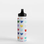 Polka Daub Hearts Water Bottle Gallery Image 3