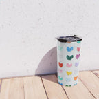 Polka Daub Hearts Travel Mug Gallery Image 4